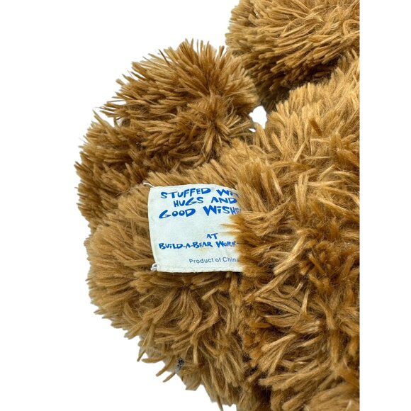 Build a Bear Workshop Shaggy Brown Bear Plush Stuffed Animal‎ Toy Flaw 17" - Picture 5 of 7